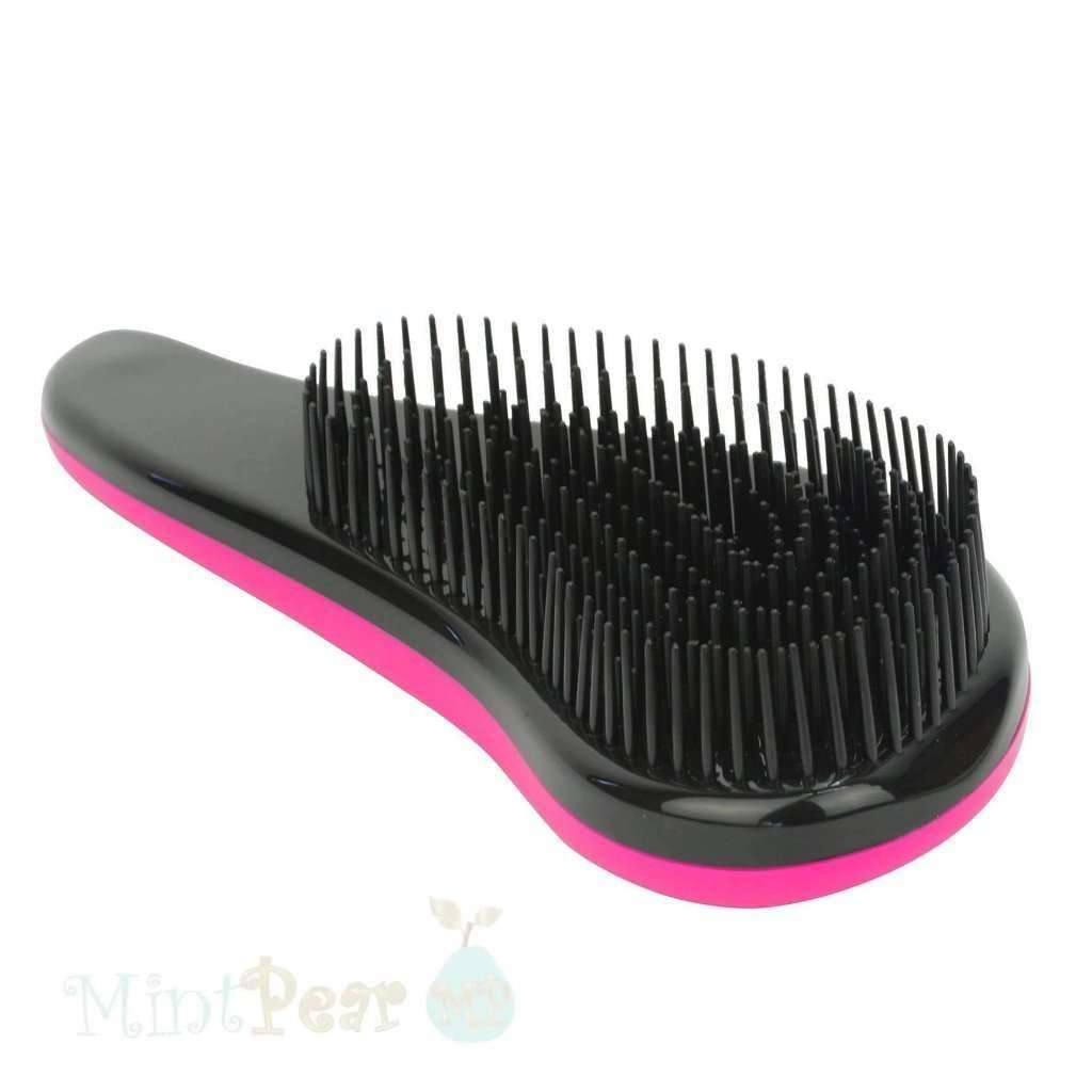 Wet Brush Detangling Brush, Mini Detangler Brush (Black) - Wet & Dry  Tangle-Free Hair Brush for Women & Men - No Tangle Soft & Flexible Bristles  for